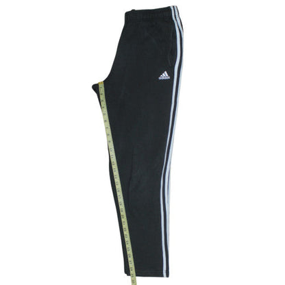 Adidas Men's Black M Sweatpants Fleece Straight Leg Casual Trousers