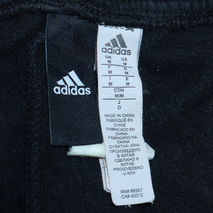 Adidas Men's Black M Sweatpants Fleece Straight Leg Casual Trousers