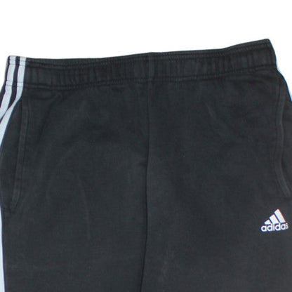 Adidas Men's Black M Sweatpants Fleece Straight Leg Casual Trousers