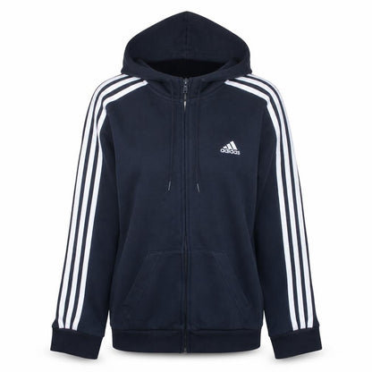 Womens UK Size L adidas Blue Full Zip Hoodie