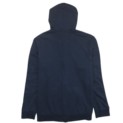 Womens UK Size L adidas Blue Full Zip Hoodie