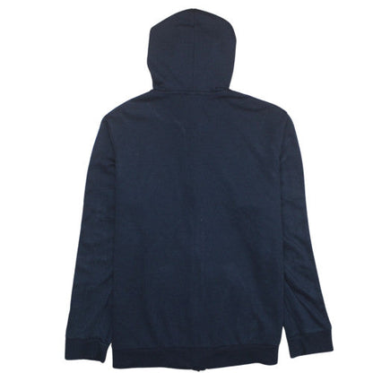 Womens UK Size L adidas Blue Full Zip Hoodie