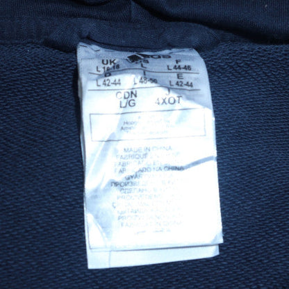 Womens UK Size L adidas Blue Full Zip Hoodie