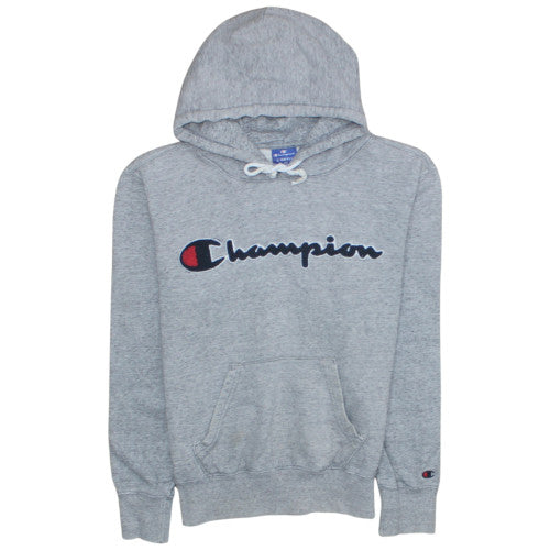 Womens UK Size XS Champion Grey Pullover Hoodie
