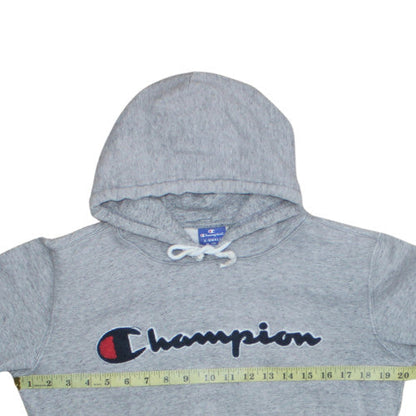 Womens UK Size XS Champion Grey Pullover Hoodie