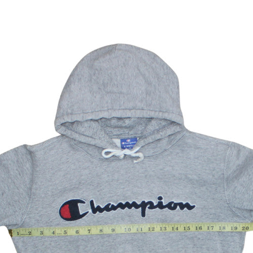 Womens UK Size XS Champion Grey Pullover Hoodie
