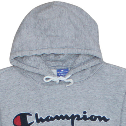 Womens UK Size XS Champion Grey Pullover Hoodie