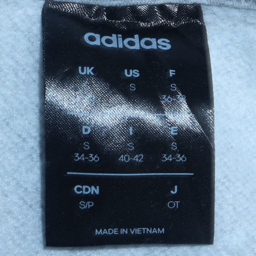Womens UK Size S adidas Grey Pullover Hoodie