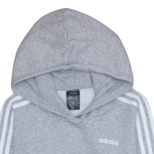 Womens UK Size S adidas Grey Pullover Hoodie