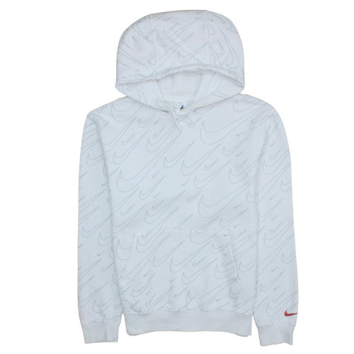 Mens UK Size XS Nike White Pullover Hoodie