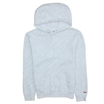 Mens UK Size XS Nike White Pullover Hoodie