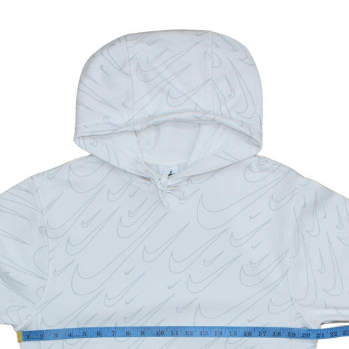 Mens UK Size XS Nike White Pullover Hoodie