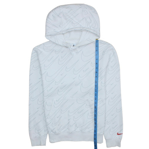 Mens UK Size XS Nike White Pullover Hoodie