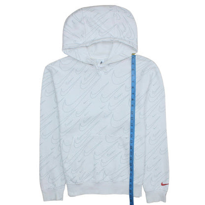 Mens UK Size XS Nike White Pullover Hoodie