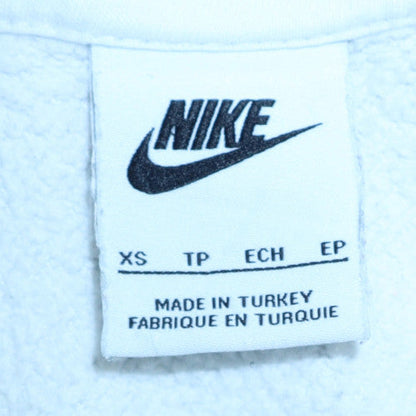 Mens UK Size XS Nike White Pullover Hoodie
