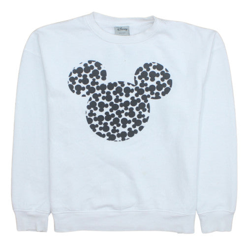Womens UK Size S Disney White Pullover Sweatshirt
