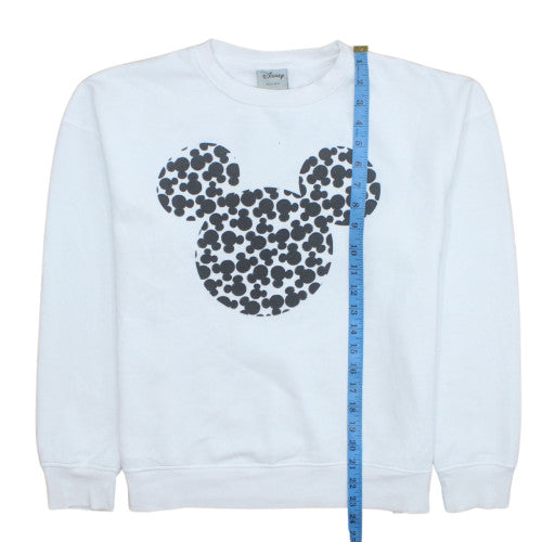 Womens UK Size S Disney White Pullover Sweatshirt