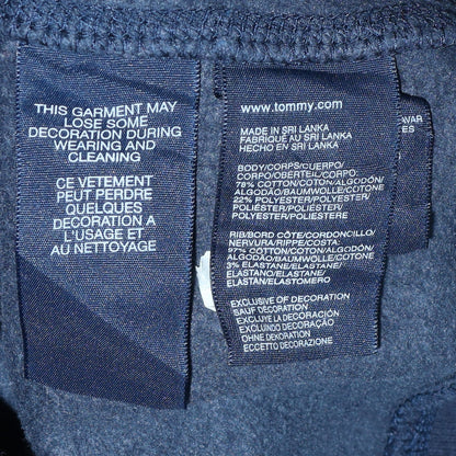Mens UK Size M Hilfiger Denim Blue Pullover Hoodie