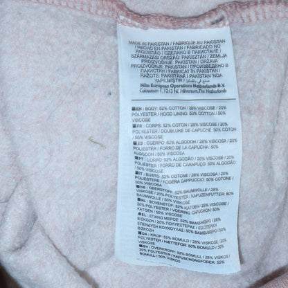Womens UK Size S Nike Pink Pullover Hoodie