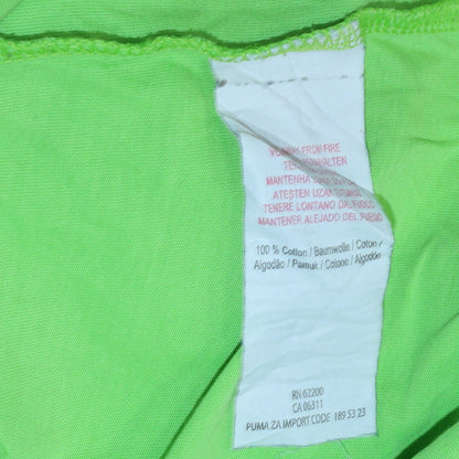Puma Men’s Green Short Sleeve Crew Neck Graphic T-Shirt Size S