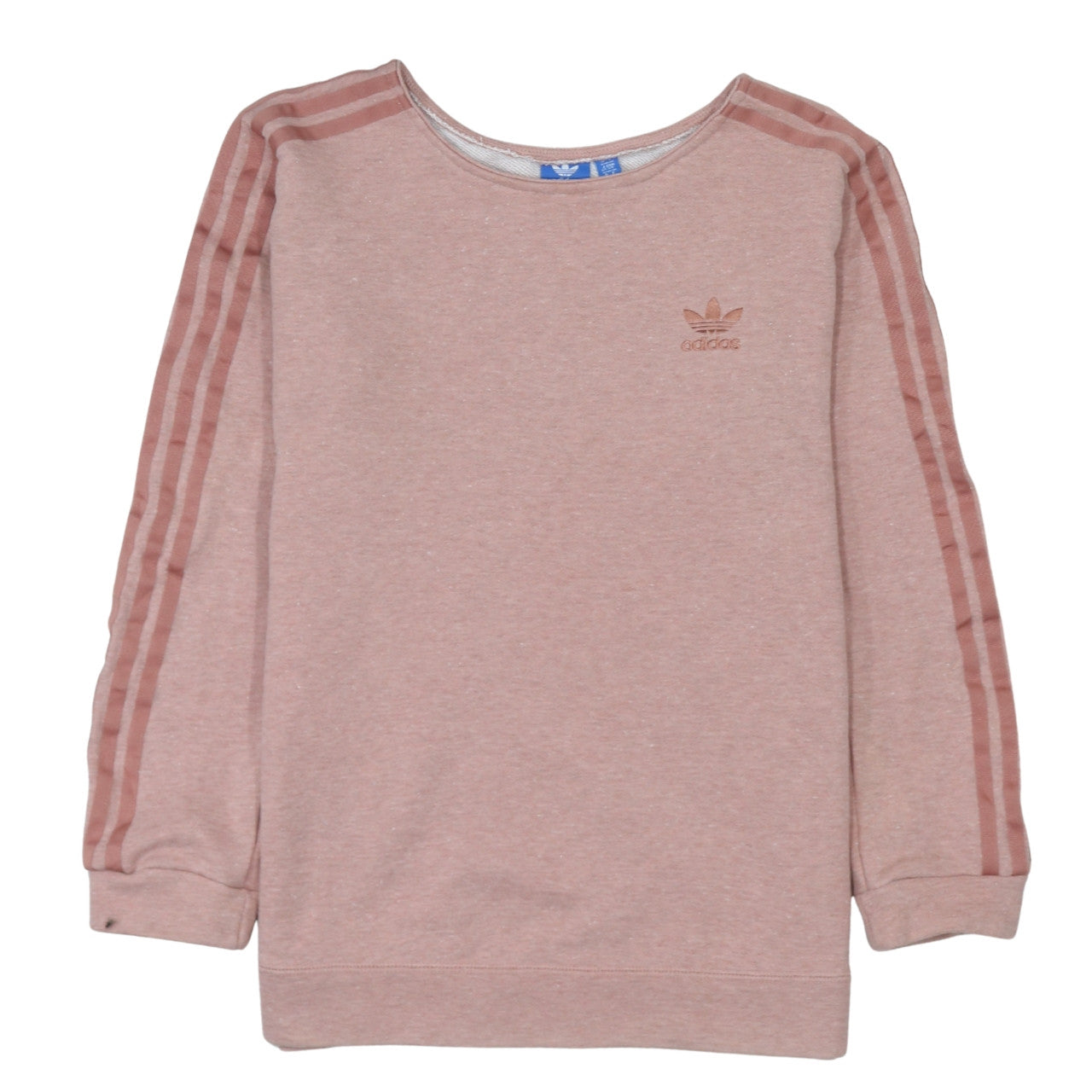 Womens UK Size 10 adidas Pink Pullover Sweatshirt