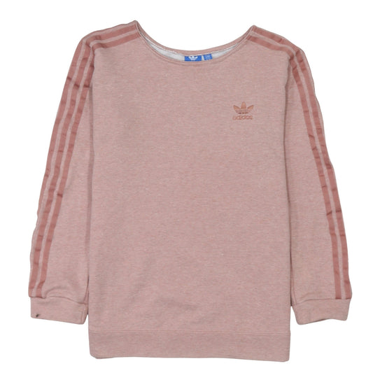 Womens UK Size 10 adidas Pink Pullover Sweatshirt