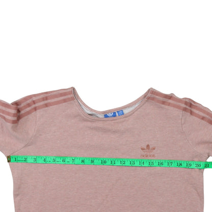 Womens UK Size 10 adidas Pink Pullover Sweatshirt