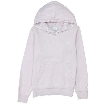 Womens UK Size M Champion Pink Pullover Hoodie
