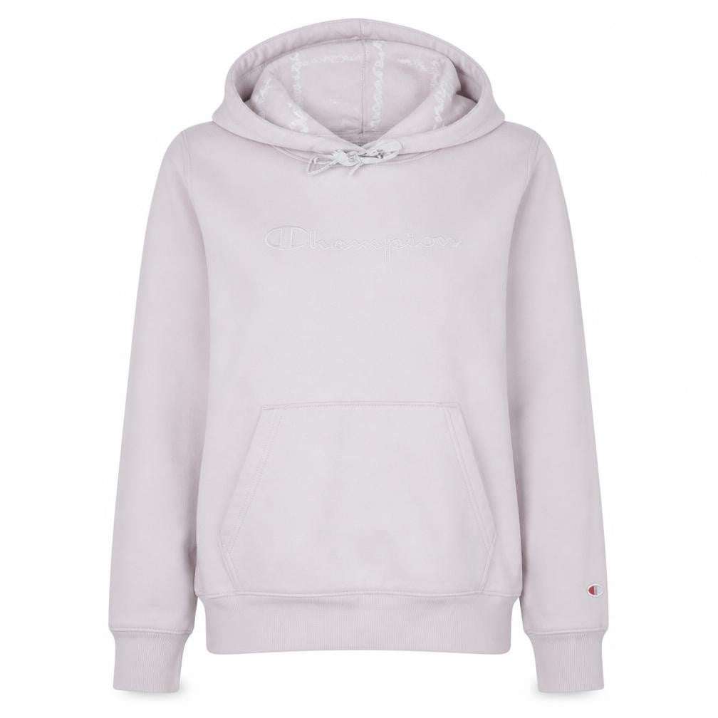 Womens UK Size M Champion Pink Pullover Hoodie
