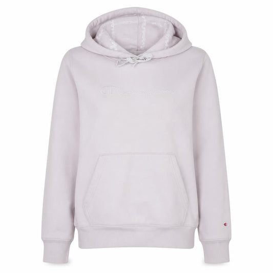 Womens UK Size M Champion Pink Pullover Hoodie