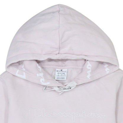 Womens UK Size M Champion Pink Pullover Hoodie