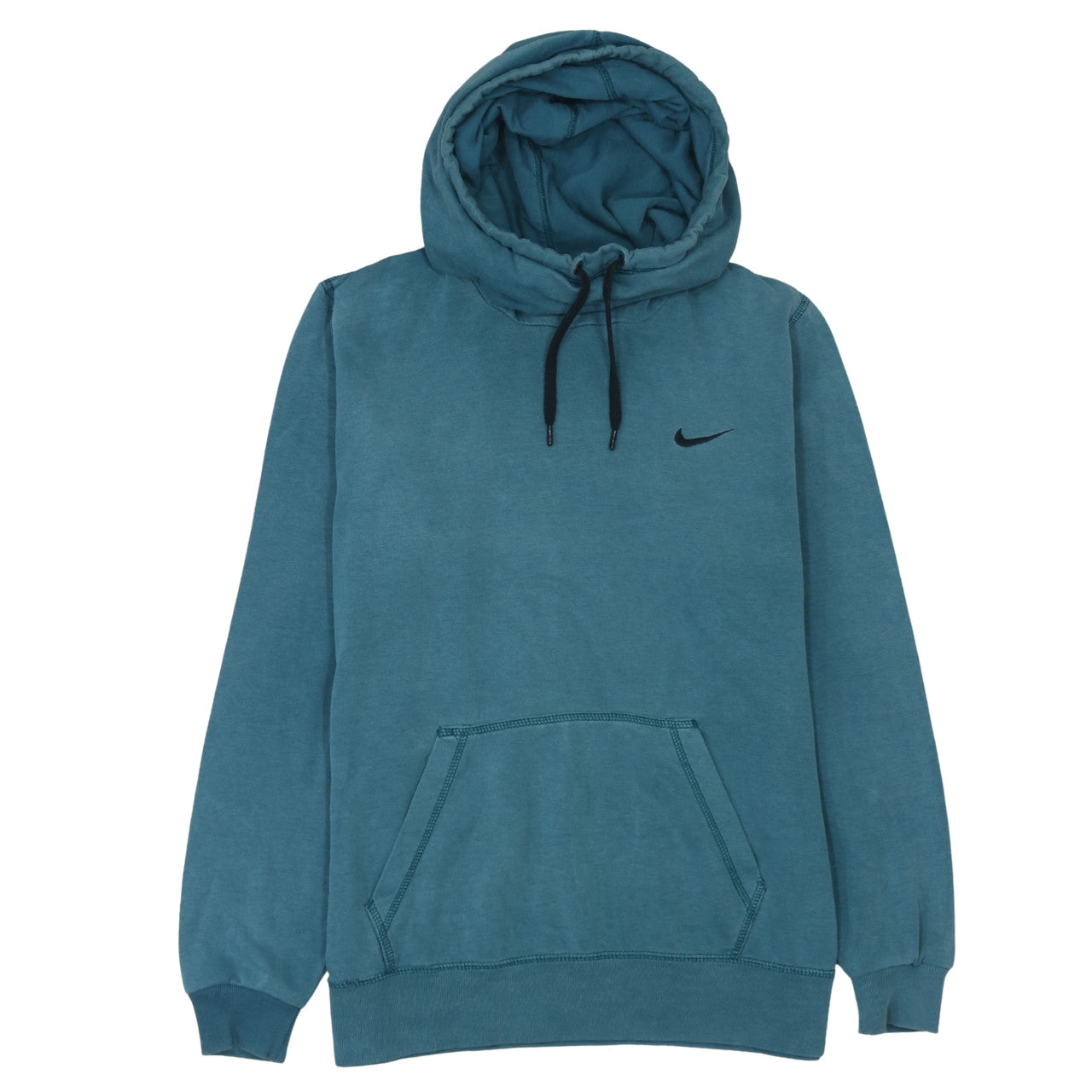 Womens UK Size L Nike Blue Pullover Hoodie