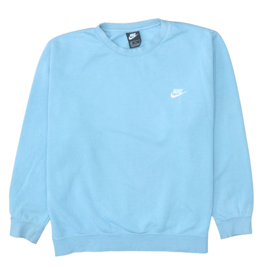 Womens UK Size 2XL Nike Blue Pullover Sweatshirt