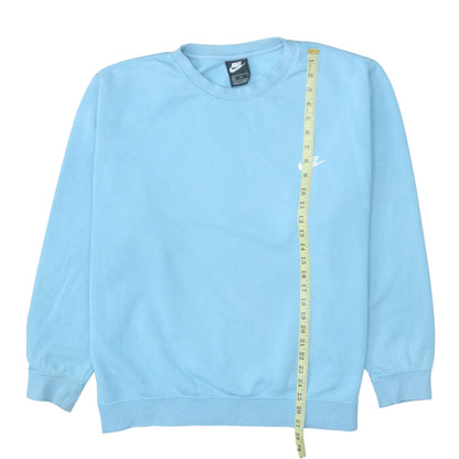 Womens UK Size 2XL Nike Blue Pullover Sweatshirt