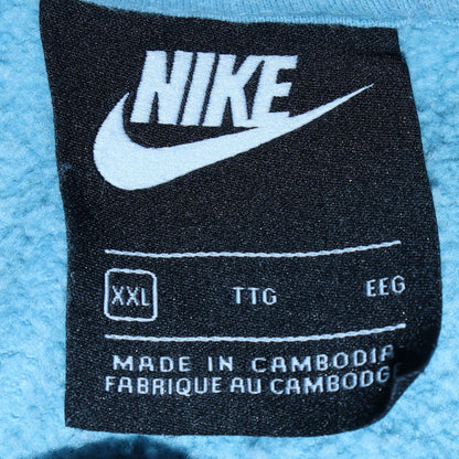 Womens UK Size 2XL Nike Blue Pullover Sweatshirt