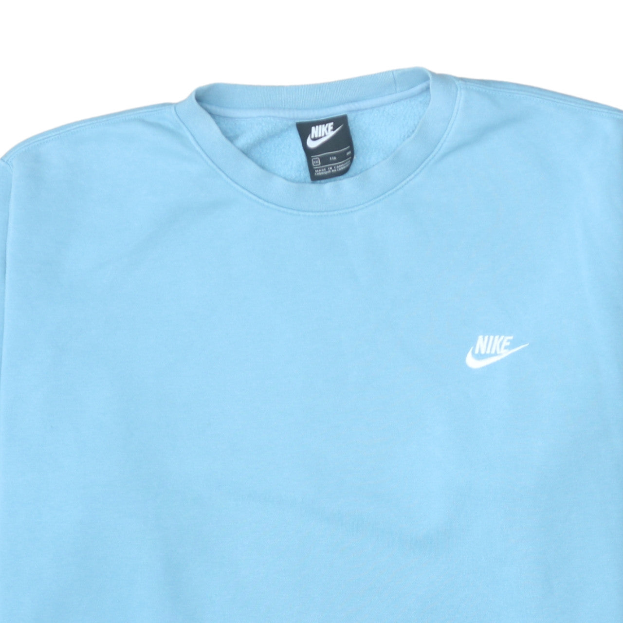 Womens UK Size 2XL Nike Blue Pullover Sweatshirt