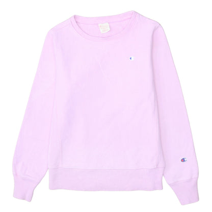 Womens UK Size M Champion Pink Pullover Sweatshirt