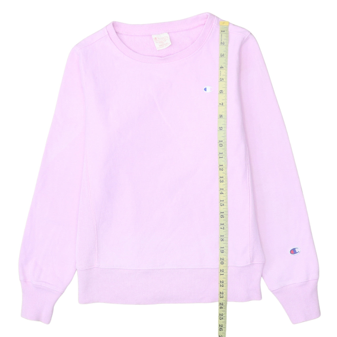 Womens UK Size M Champion Pink Pullover Sweatshirt