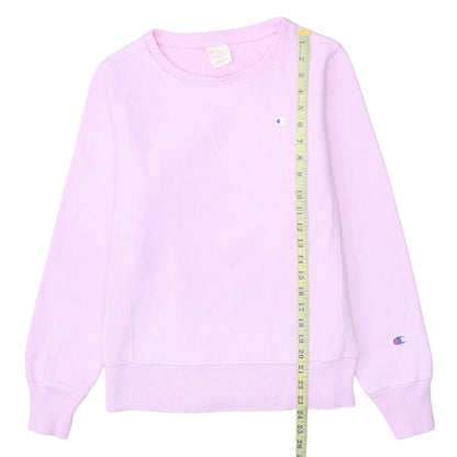 Womens UK Size M Champion Pink Pullover Sweatshirt