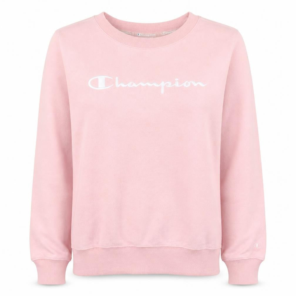 Womens UK Size M Champion Pink Pullover Sweatshirt