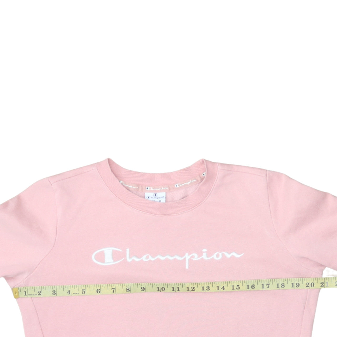 Womens UK Size M Champion Pink Pullover Sweatshirt