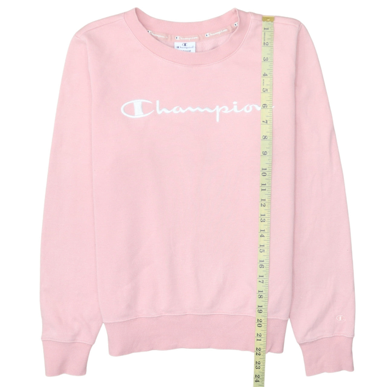 Womens UK Size M Champion Pink Pullover Sweatshirt