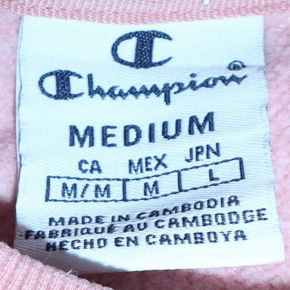 Womens UK Size M Champion Pink Pullover Sweatshirt