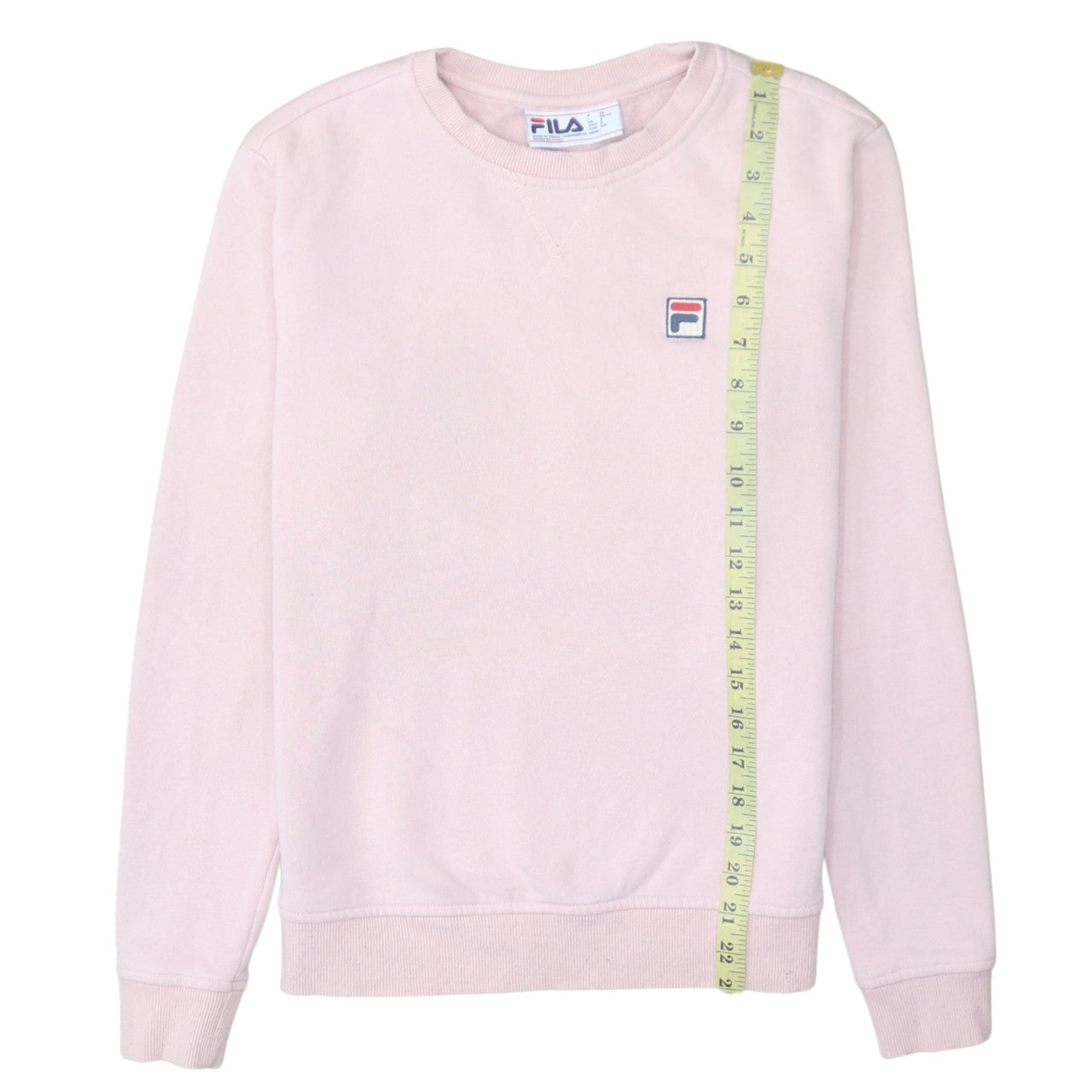 Womens UK Size S FILA Pink Pullover Sweatshirt