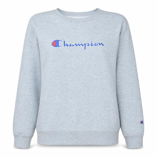 Womens UK Size 2XL Champion Grey Pullover Sweatshirt