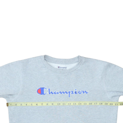 Womens UK Size 2XL Champion Grey Pullover Sweatshirt