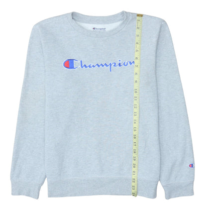 Womens UK Size 2XL Champion Grey Pullover Sweatshirt