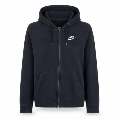 Womens UK Size S Nike Black Full Zip Hoodie