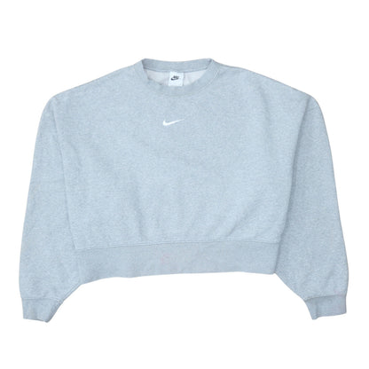 Womens UK Size S Nike Grey Pullover Sweatshirt