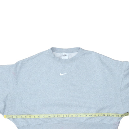 Womens UK Size S Nike Grey Pullover Sweatshirt